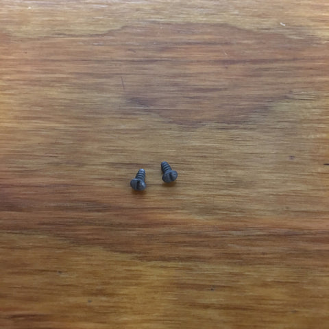 SCHWINN VINTAGE STYLE BICYCLE HEAD BADGE SCREWS - ONE PAIR - NAME PLATES SCREWS