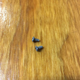 SCHWINN VINTAGE STYLE BICYCLE HEAD BADGE SCREWS - ONE PAIR - NAME PLATES SCREWS