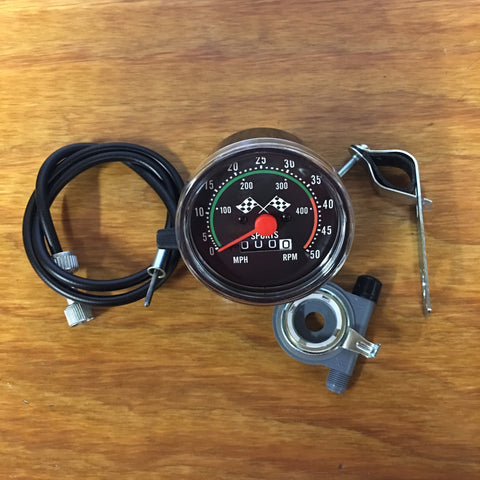 SPEEDOMETER FOR BICYCLES FIT SCHWINN OTHERS COMPLETE