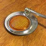 VINTAGE DELUXE SAFETY GLASS REFLECTOR BICYCLE MIRROR 1930 - 1940