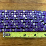 BICYCLE BMX CHAIN FOR 20 INCH BIKES SCHWINN OTHERS NOS PURPLE