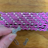 BICYCLE BMX CHAIN FOR 20 INCH BIKES SCHWINN OTHERS NOS PINK