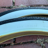 BICYCLE TIRES FIT SCHWINN TYPHOON PHANTOM HORNET WIZZER MOTOR BRICK TREAD STYLE