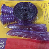 MUSCLE BIKE BAR TAPE PLUGS LEVER COVERS PURPLE VIOLET GLITTER NOS VINTAGE