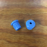 BICYCLE HANDLE BAR TAPE PLUGS POWDER BLUE FIT SCHWINN ROAD RACING BIKES & OTHERS