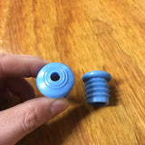 BICYCLE HANDLE BAR TAPE PLUGS POWDER BLUE FIT SCHWINN ROAD RACING BIKES & OTHERS