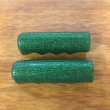 SCHWINN BICYCLE GRIPS CAMPUS GREEN NOS NEVER USED SHORT SIZE 3-1/4" LONG