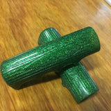 SCHWINN BICYCLE GRIPS CAMPUS GREEN NOS NEVER USED SHORT SIZE 3-1/4" LONG
