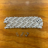 BICYCLE BMX CHAIN FOR 20 INCH BIKES SCHWINN OTHERS NOS WHITE