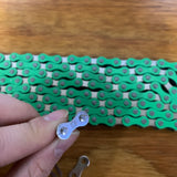 BICYCLE BMX CHAIN FOR 20 INCH BIKES SCHWINN OTHERS NOS GREEN