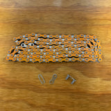 BICYCLE BMX CHAIN FOR 20 INCH BIKES SCHWINN OTHERS NOS ORANGE