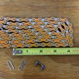 BICYCLE BMX CHAIN FOR 20 INCH BIKES SCHWINN OTHERS NOS ORANGE