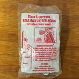 BICYCLE REAR REFLECTOR GULCO #24 BRIGHT STAR FIT SCHWINN ROAD BIKES & OTHERS NOS
