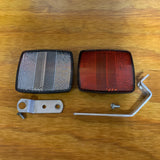 SCHWINN BICYCLE FRONT & REAR REFLECTORS FIT SCHWINN STINGRAY ROAD BIKES OTHERS