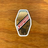 BICYCLE HEAD BADGE STICKER FITS SPORTMASTER MUSCLE BIKES & OTHERS 1960S - 1970S