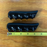 VINTAGE BICYCLE GRIPS AUSTRIA MADE BLACK FITS HUFFY SEARS AND MANY BIKES NOS