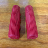 BICYCLE GRIPS RED FOR SCHWINN HUFFY SEARS MURRAY & OTHERS NEW