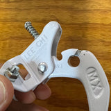 1989 FRONT WHITE OLD SCHOOL BMX MX LEE CHI BRAKE LEVER FIT DYNO SKYWAY GT OTHERS