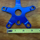 OLD SCHOOL BLUE BMX CHAINRING 110 BCD SPIDER FITS SUGINO SUNTOUR GT & OTHERS