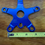 OLD SCHOOL BLUE BMX CHAINRING 110 BCD SPIDER FITS SUGINO SUNTOUR GT & OTHERS