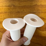 BICYCLE WHITE GRIPS FIT SCHWINN LIL CHIK STINGRAY HUFFY MURRAY GIRLS BMX OTHERS