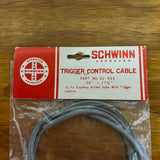 SCHWINN APPROVED TRIGGER CONTROL CABLE NO 42934 VINTAGE NOS
