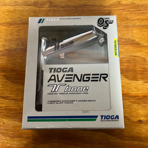 MOUNTAIN BIKE HANDLE BAR STEM TIOGA AVENGER T BONE VINTAGE JAPAN 120MM / 25.4MM