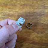 BICYCLE CABLE CLAMPS FITS HUFFY RAIL THE WHEEL SEARS & OTHERS VINTAGE NOS 5/8"