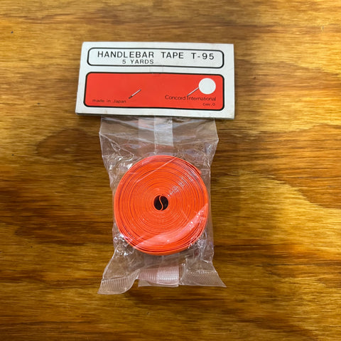 BICYCLE HANDLE BAR TAPE ORANGE FITS SCHWINN HUFFY MURRAY & OTHERS NOS
