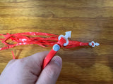 BICYCLE STREAMERS RED FIT MANY BIKES SCHWINN SEARS HUFFY AND OTHERS