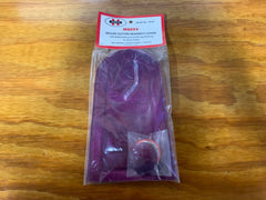 HUFFY BICYCLE SISSY BAR HEAD COVER PAD PURPLE GLITTER VINTAGE NOS NEVER USED