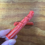 SUNSET ORANGE KRATE HANDLE BAR BRAKE LEVER COVERS FOR SCHWINN STINGRAY BIKES & OTHERS