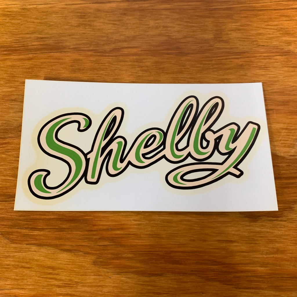 SHELBY BICYCLE AIRFLOW HORN TANK DECAL NEVER USED VINTAGE