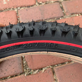 BICYCLE TIRES RED LINE FIT SWING BIKE COLUMBIA SEARS MURRAY OTHERS 20"