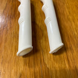SCHWINN STINGRAY WHITE LEVER COVERS FIT COTTON PICKER & OTHERS NOS