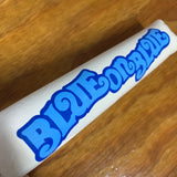 OLD SCHOOL BLUE ON BLUE PAD FITS STRAIGHT HANDLEBAR BMX BIKE VINTAGE NOS