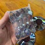 SCHWINN BICYCLE CLASSIC HUB CAPS QUALITY RED NOS