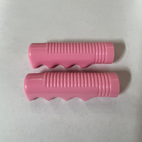VINTAGE PINK TRICYCLE GRIPS 5/8" ID. 3-3/8" LONG FITS ELGIN AMF HUFFY COLSON NOS