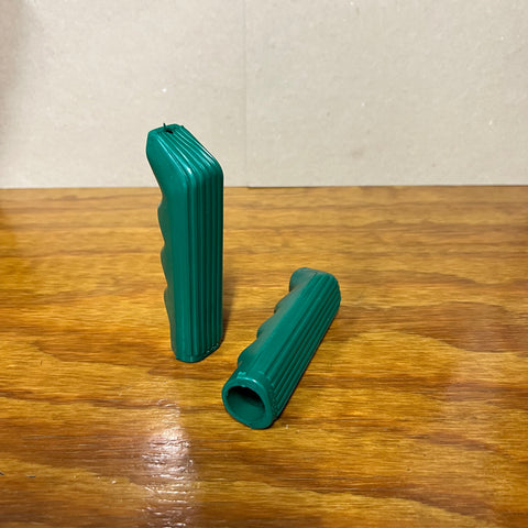 FLEX GRIPS MODEL C GREEN WATERFALL STYLE 3/4" ID FOR TRICYCLE BIKES & OTHERS NOS