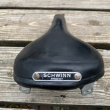 SCHWINN APPROVED BICYCLE SEAT FITS SCHWINN VARSITY SUBURBAN & OTHERS VINTAGE