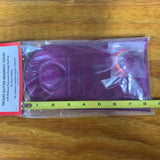 HUFFY BICYCLE SISSY BAR HEAD COVER PAD PURPLE GLITTER VINTAGE NOS NEVER USED
