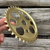 BICYCLE SPROCKET LUCKY 7 FITS SCHWINN & OTHER BIKES NEW 36 TEETH GOLD