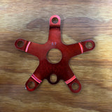 OLD SCHOOL RED BMX CHAINRING 110 BCD SPIDER FITS SUGINO SUNTOUR GT & OTHERS