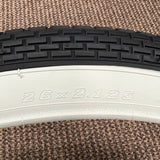 BICYCLE TIRE FIT SCHWINN TYPHOON PHANTOM HORNET WIZZER MOTOR BRICK TREAD STYLE