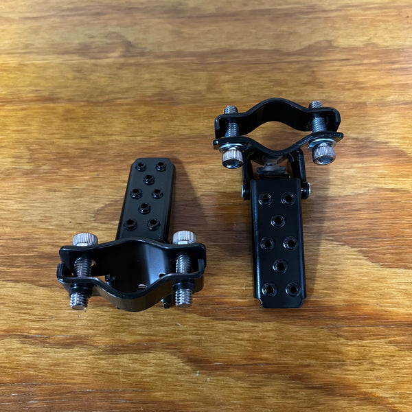 OLD SCHOOL BMX FREESTYLE BLACK FORK STANDERS PEGS FIT GT PRO PERFORMER ...