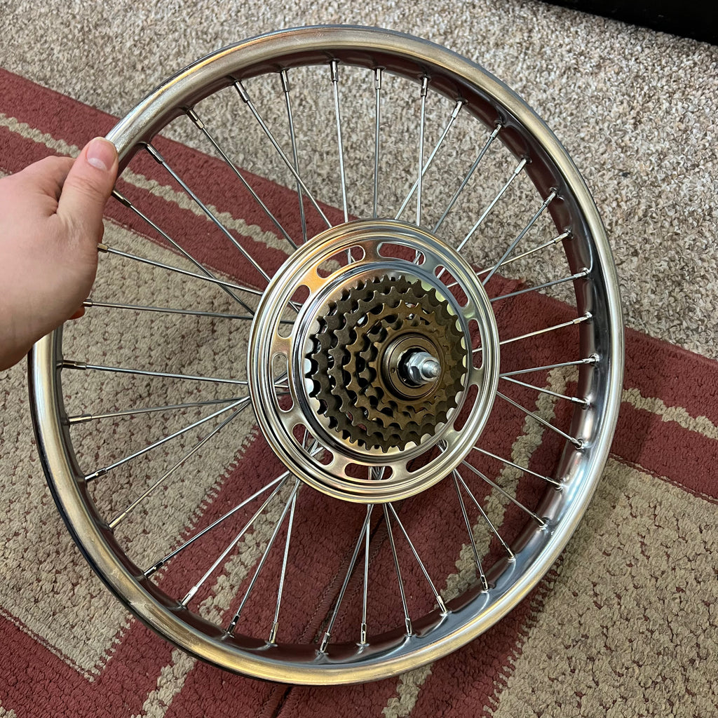 BICYCLE WHEEL WILL FIT SCHWINN STINGRAY KRATE & OTHERS 5 SPEED NEW