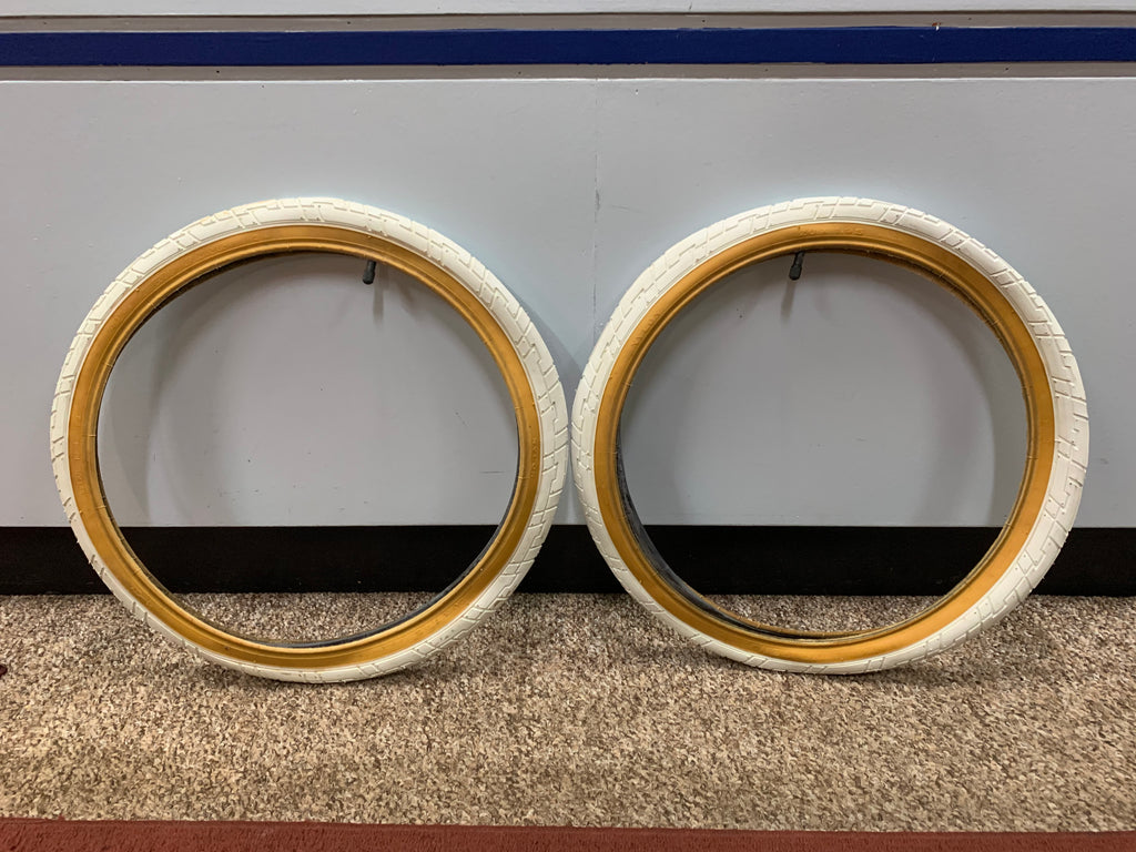 Old School NOS HWA Fong Tires 86 87 88 GT Pro Performer Haro Freestyle BMX Hutch