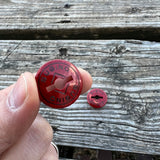 OLD SCHOOL RED SUNTOUR VX "CRANK DUST CAPS" REDLINE 400 SUGINO PROFILE NOS