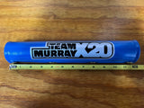OLD SCHOOL BMX BLUE TEAM MURRAY X20 FRAME TOP TUBE & V BAR PADS VINTAGE NOS