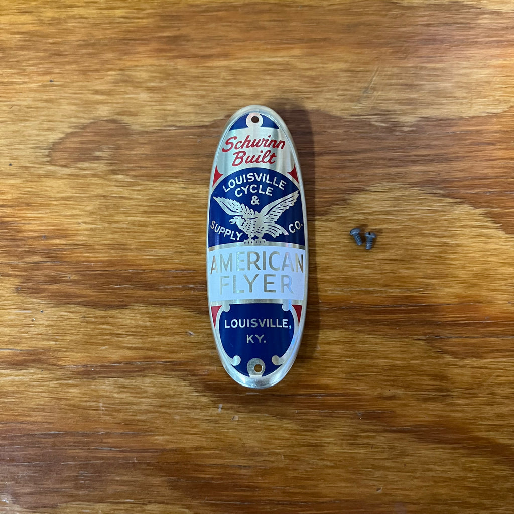 Head Badge Plaque de cadre Vintage Eroica Cycles FLAMAND Head Badge Plaque de cadre Vintage Eroica Cycles FLAMAND